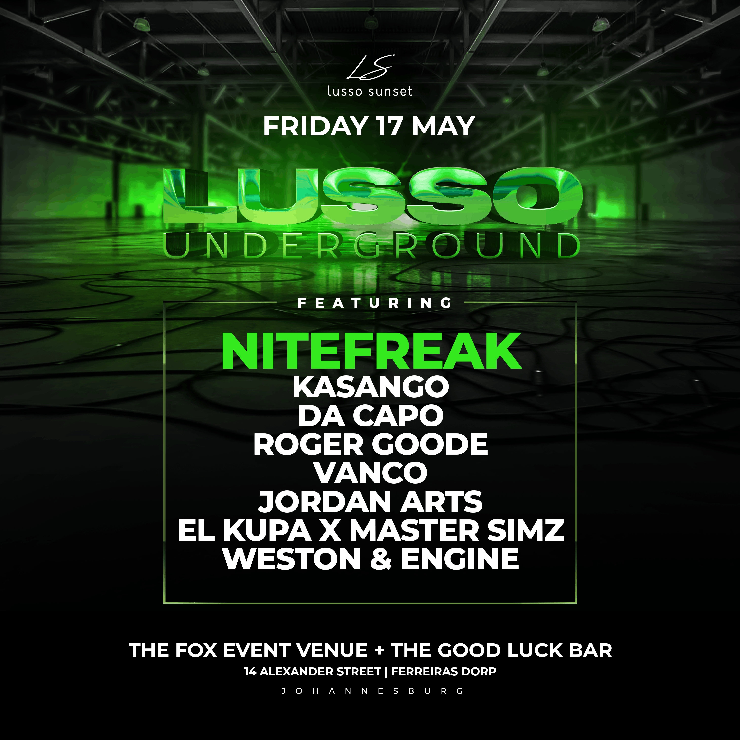 Lusso Underground artwork